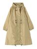 Ships Any Wpc. Women's Earth Tone Long Mod Rain Coat, Beige, 724900015, One Size