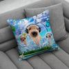 Frutiger Aero Art Pillow Case Antidustmite Pillowcase Invisible zipper silky short plush Sofa cushion cover