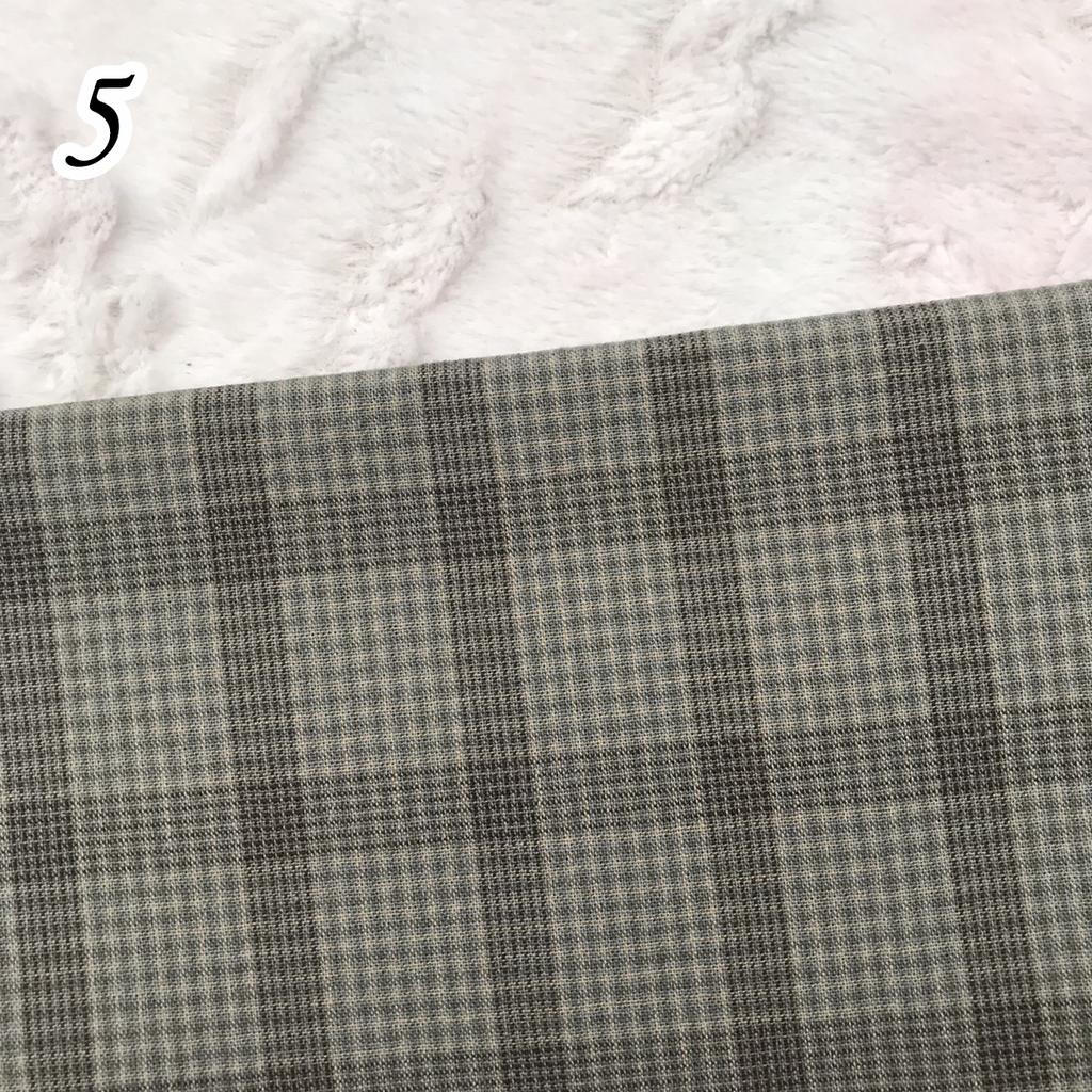 Lattice series DIY Japan Little Cloth group Yarn-dyed fabric,for sewing Handmade Patchwork Quilting ,For Sewing Doll clothes