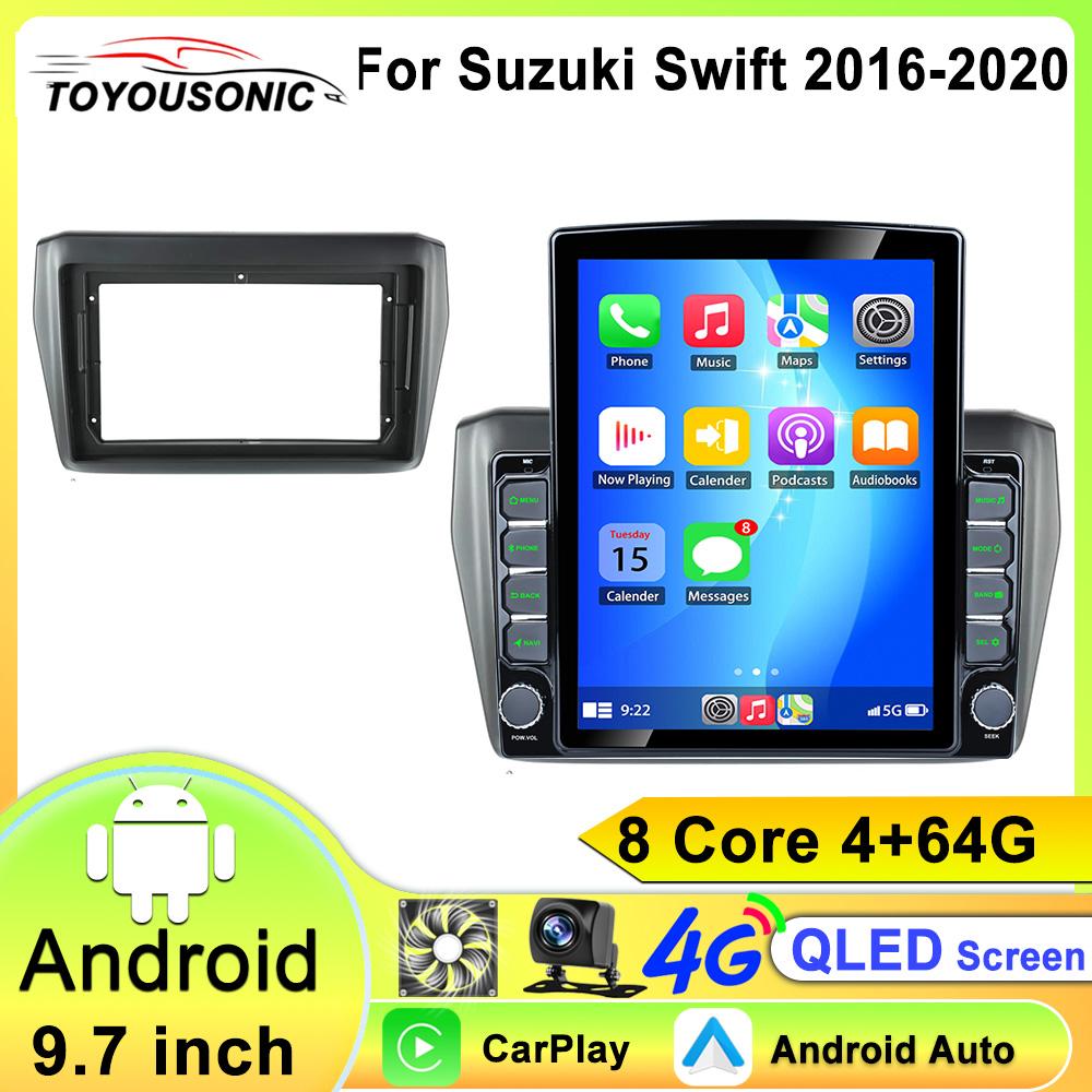 Android 13 Carplay Auto Screen Car Radio Multimedia Player For Suzuki Swift 2016 - 2020 Autoradio GPS Stereo 2din Head Unit
