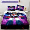 3pcs UFO Robo Grendizer2 pattern bedding set duvet cover set includes duvet cover &pillowcases, perfect all season bedroom decoration & gift