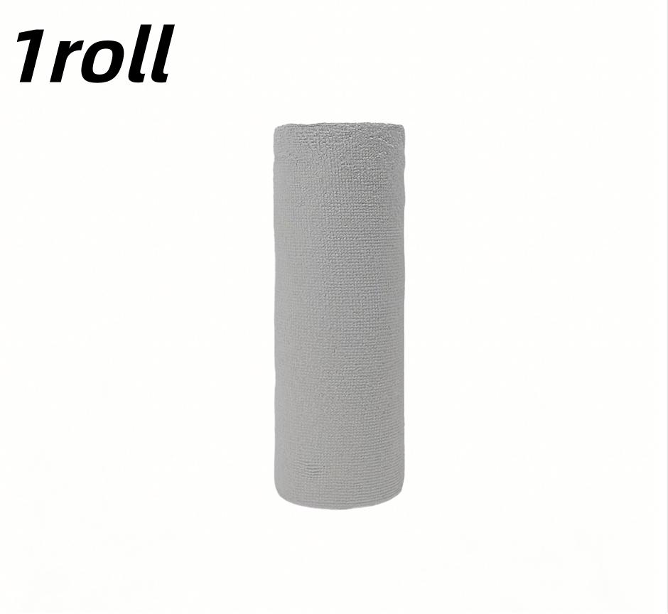 1 Roll/20pcs Reusable Tear-Towel Roll Microfiber Cleaning Wipe Kitchen Dishwashing Towels Dish Rags Wash Paper Towel Replacement