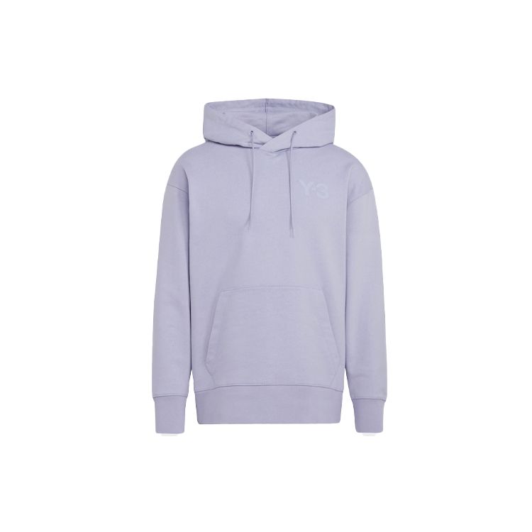 

Y-3 SS21 Свободная толстовка с логотипом алфавита Мужская толстовка с капюшоном фиолетового цвета GV4196