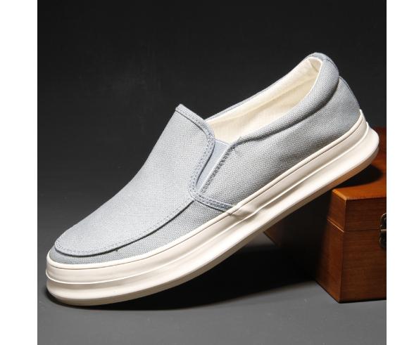 Men's Flat Loafers Driving Lazy Slip on Canvas Shoes Men Breathable Casual Driving Shoes Chaussure Femme Zapatillas Hombre