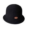 Women's Summer New Sunscreen Thin Crimped Knitted Basin Hat Dome Small Edge Bucket Hat Fashionable Versatile Beach Sun Hat