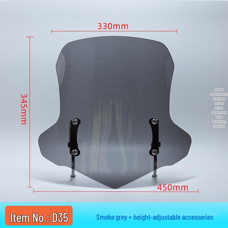 Front Windshield for Ninebot No. 9 Electric Scooter: Compatible with N and M Series