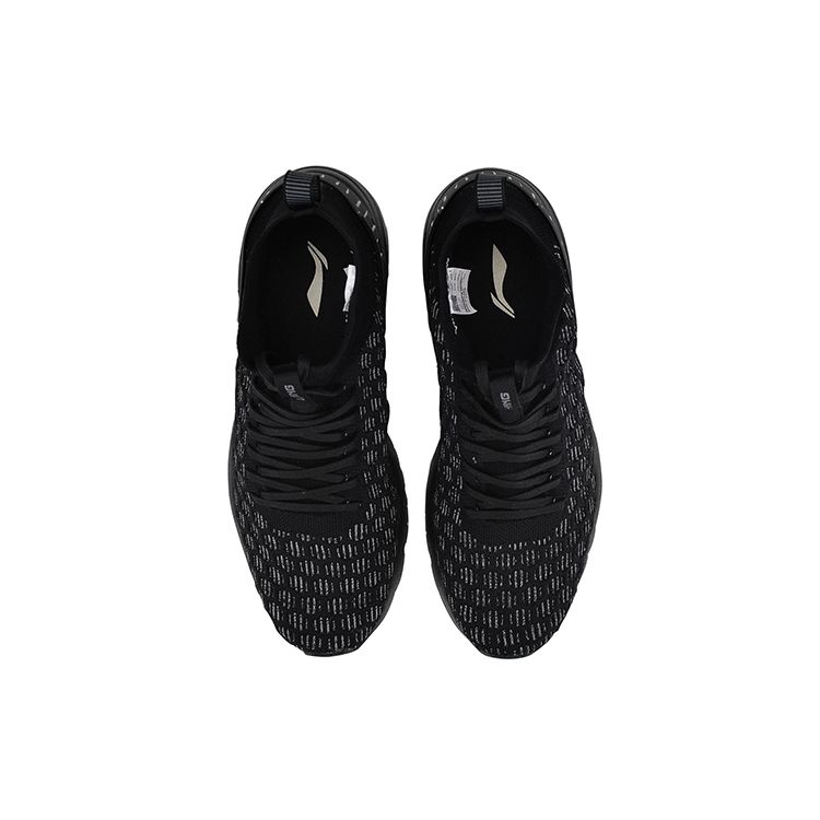 Li Ning Comfortable Versatile Fabric TPU Shock Absorbing Wear Resistant Non Slip Breathable Supportive Mid Top Running Shoes AGLN095-1