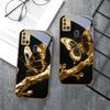 Schmetterling auf dem Ast Für Samsung A 31 32 A33 A34 35 14 A15 13 A16 25 26 50 52 53 54 55 56 70 71 72 73 Goldene Glas Handyhülle
