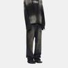 WE11DONE Ss26 Pleated Washable Casual Versatile Jeans With Logo Patch At The Back Waist Men Jeans WD-DP0-26-346-M-BK