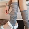 Grey Foot-Stepping Calf Socks Cover Miu Series Crimping Cold And Thin Stacking Socks Summer Thin Breathable Half-Leg Cover