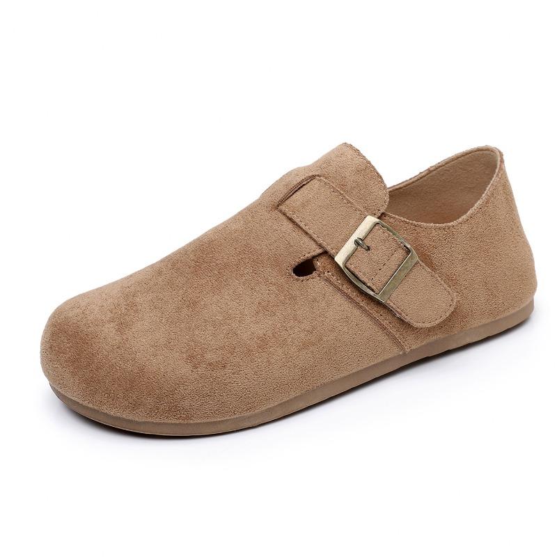 Women's Shoes Retro One Foot Stirrup Full Package Comfortable Lightweight Not Tired Feet Soft Bottom Hundred Thick Bottom Casual Shoes