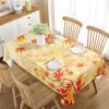 Maple Leaf Tablecloth Autumn Theme Leaves Pattern Rectangle Table Cover for Picnic Dining Room Living Room Kitchen Decoration
