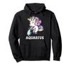Aquarius Horoscope Birthday Gift Constellation Unicorn Costume Hoodie