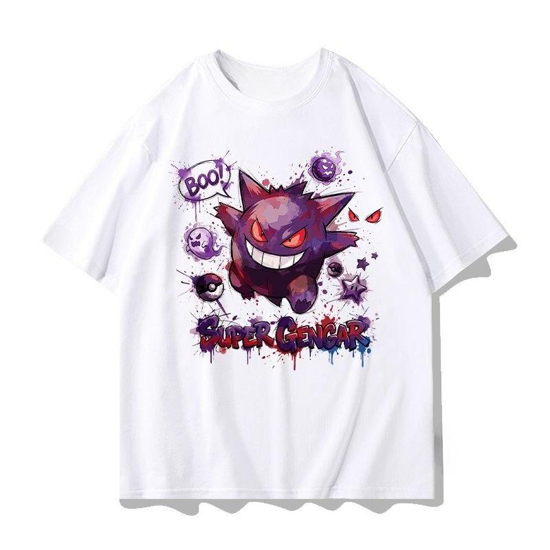 New Summer Pokmon Tshirt Casual Printed Shortsleeved Shirt Fashionable Street Style Top Suitable For Both Unisex And Unisex