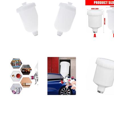 K1AE 125ml 250ml Plastic Sprayer Paint Pot Air Feed Thread Sprayer Cup