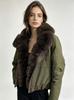 European and American winter new cotton clothes women's big fur collar short pie overcome short fashion age-reducing and thin coat