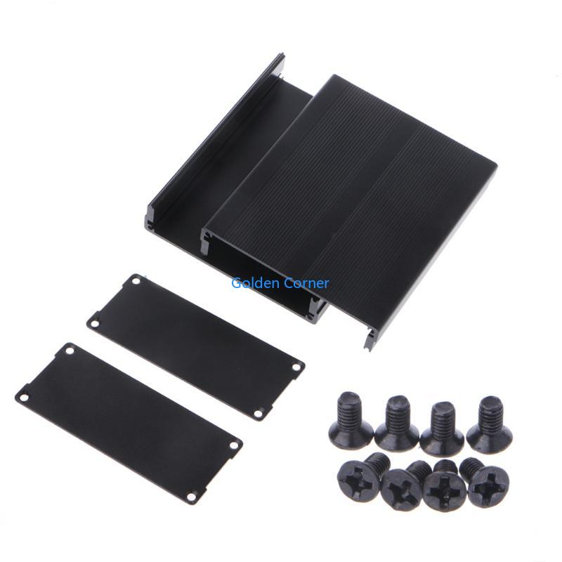 E15D Aluminum Box Enclosure DIY Electronic Project Black Instrument for Case 120x97x4