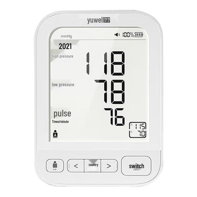 

Yuwell YE690AR Smart Arm Blood Pressure Monitor