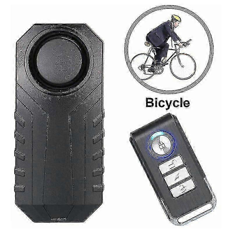Motorcycle Anti-Theft Alarm - Remote Control - 113dB Super Loud - Pack of 1