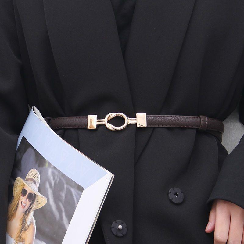 Waist Elegant Womens Chain In Fashionable Black Coffee And Camel For Dresses Suits And