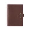 Genuine Leather A5 Business Planner Binder - Retro Style