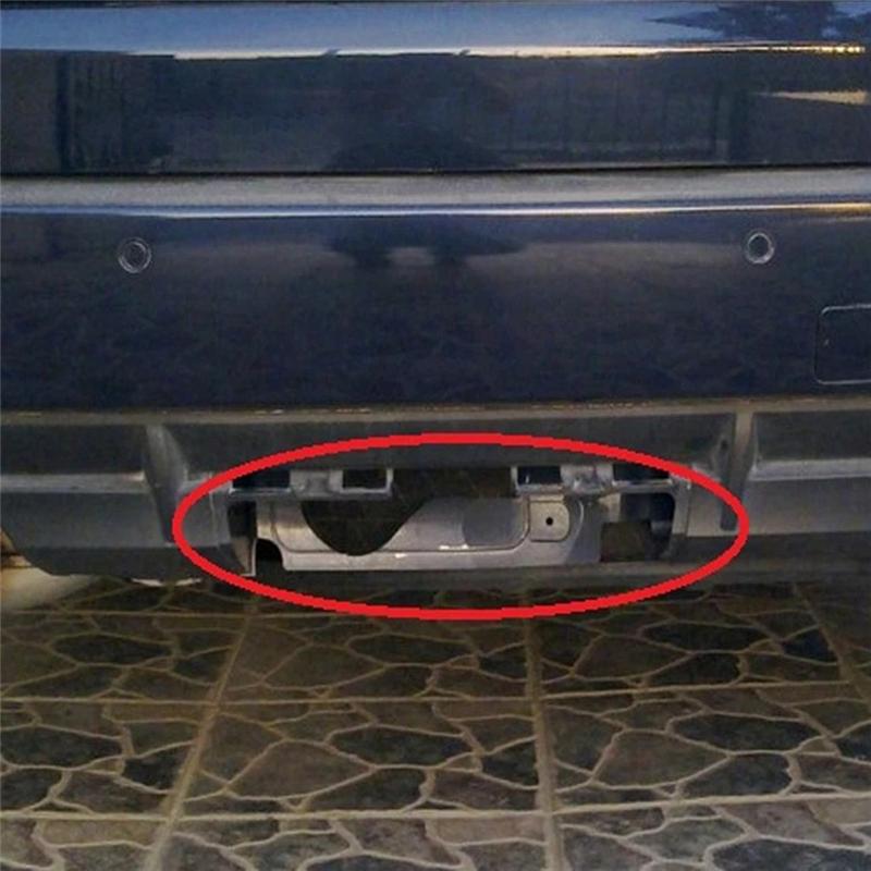 51123416243 Car Bumper Cover Flap Rear Bumper Tow Bar Hole Black Tow Bar Hole Cover Cover Cap ert For BMW X3 E83 2007-2013-A8