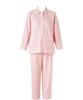 RakurakuPartner Pajamas Long Sleeve and Quilted Knit Easy Fastening and Top and Bottom DNL381 PI SP (Raku-Raku Partner) [Wacoal] Pants, Material,