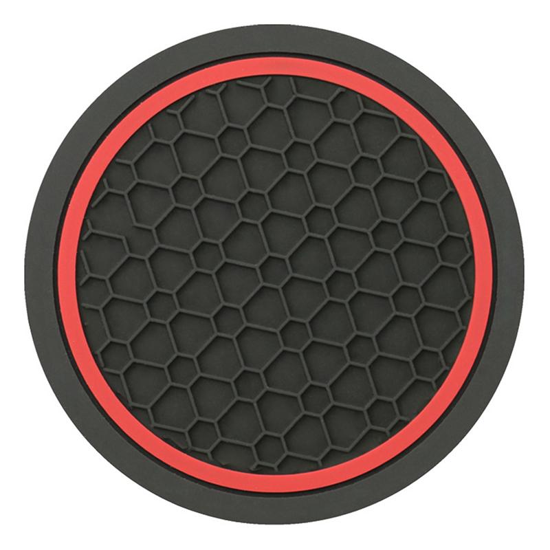 High Quality 2 Pcs Car Auto Cup Holder Anti Slip Insert Coasters Pads Interior Accessories For Most Cups Accessories