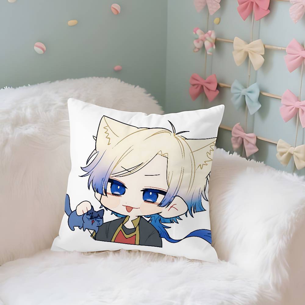 Cute M-Michael Kaiser Case Plush Fabric Soft Pillowcase Double Sided Print Cushion Cover Household Gifts