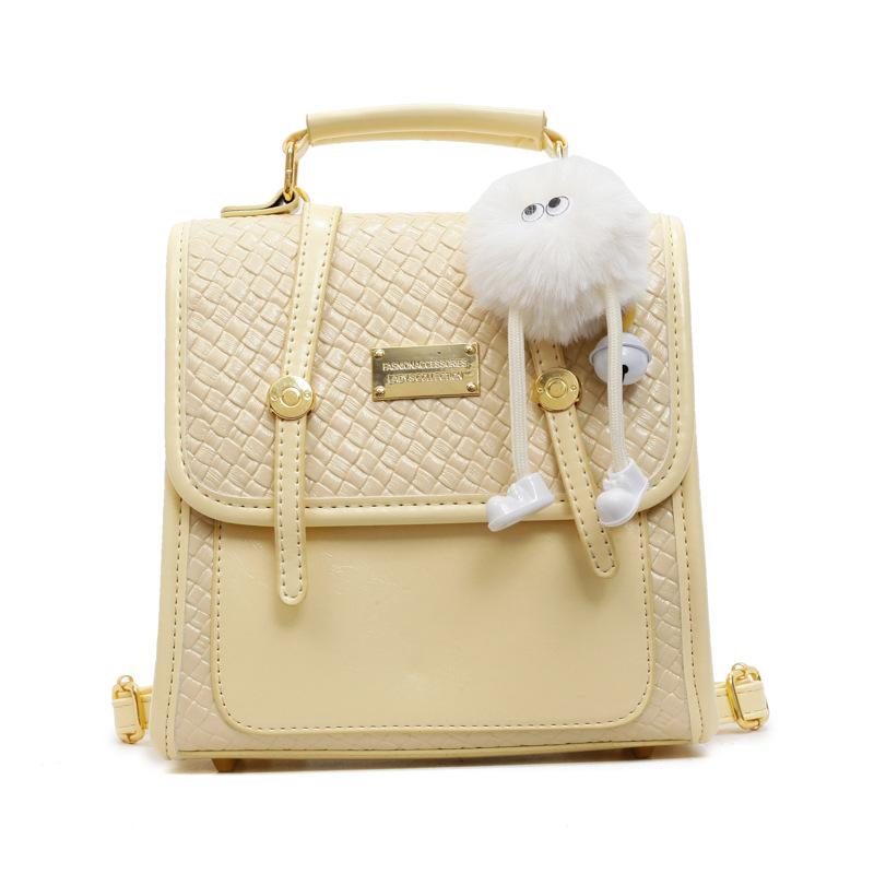 

2025 new temperament fashionable versatile casual small backpack women s high sense of foreign style trend going out simple backpack no pendant