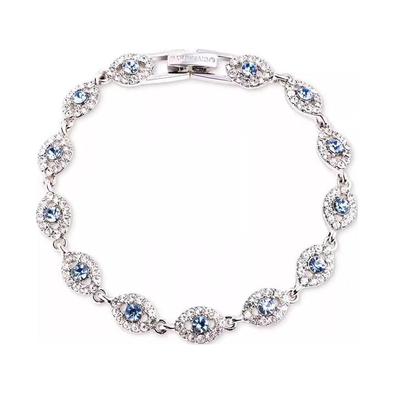 Givenchy Black Label Series Sparkle Starry High-end Versatile Alloy Bracelet Women s 13175998 07S00009-Blue чёрный