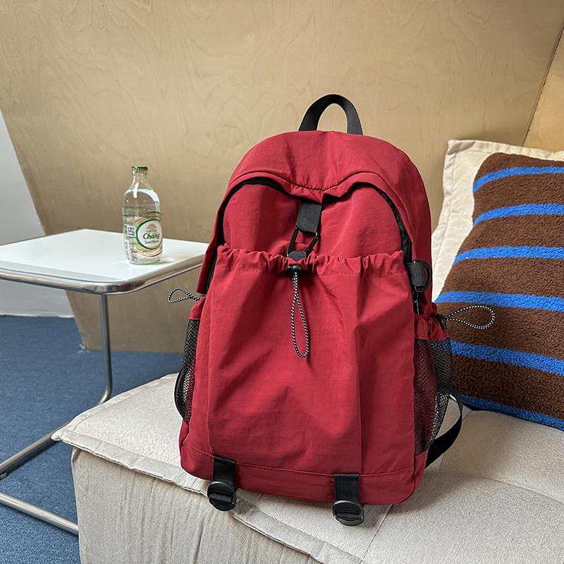 Nylon Unisex Travel Backpack With Multiple Pockets For Hiking And Outdoor Adventures