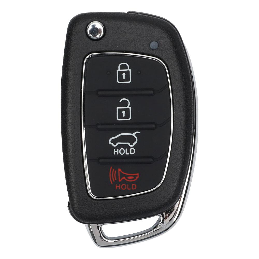 LIXIANG 95430-R1100 4A PCF7939MA Chip 433MHZ SY5AERGE04 HY14R Blade Flip Car Remote Key For Hyundai HB20 2019-2022 1PCS