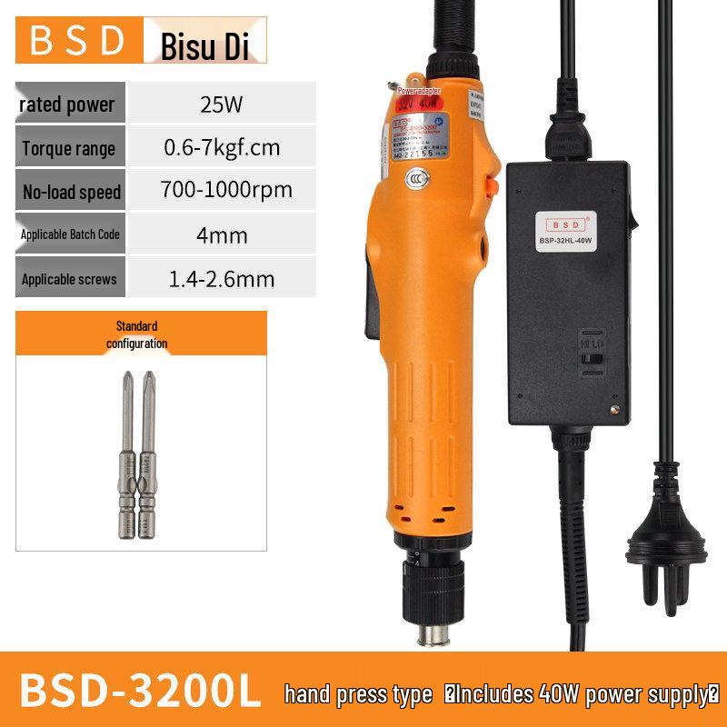 Qili Su Hand-Press Electric Screwdriver 3200/6200L/6600P/8000L