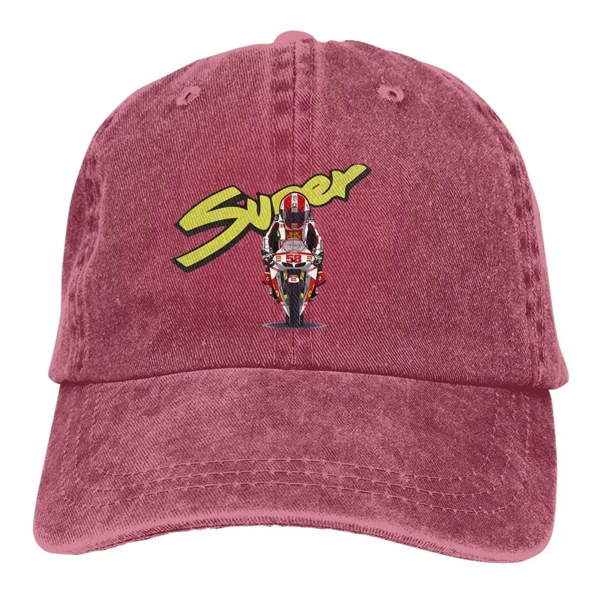 Marco Simoncelli 38 Baseball Caps Peaked Cap Marco simoncelli Sun Shade Hats for Unisex One Size
