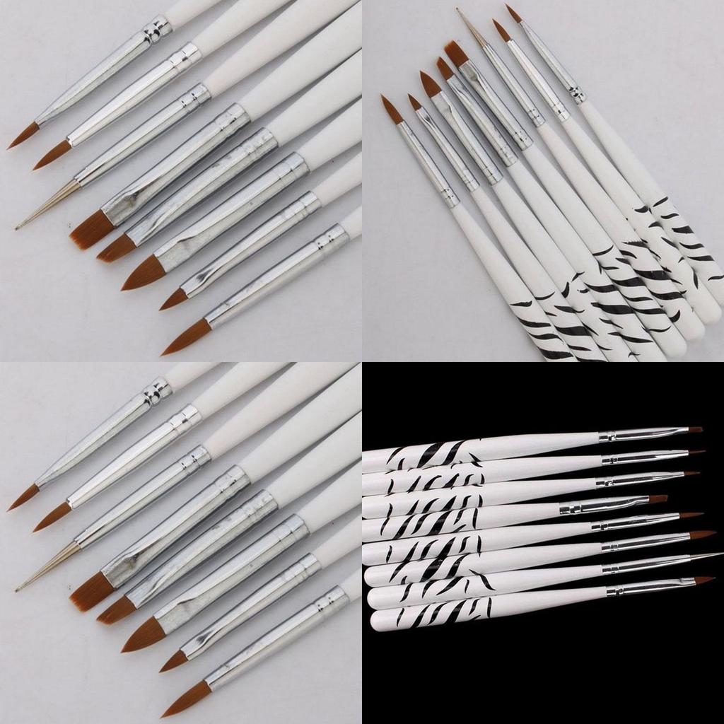 Elegant 8pcs Nail Art Design Set With Premium Quality Brush Pen Tools For Beautiful Detailing