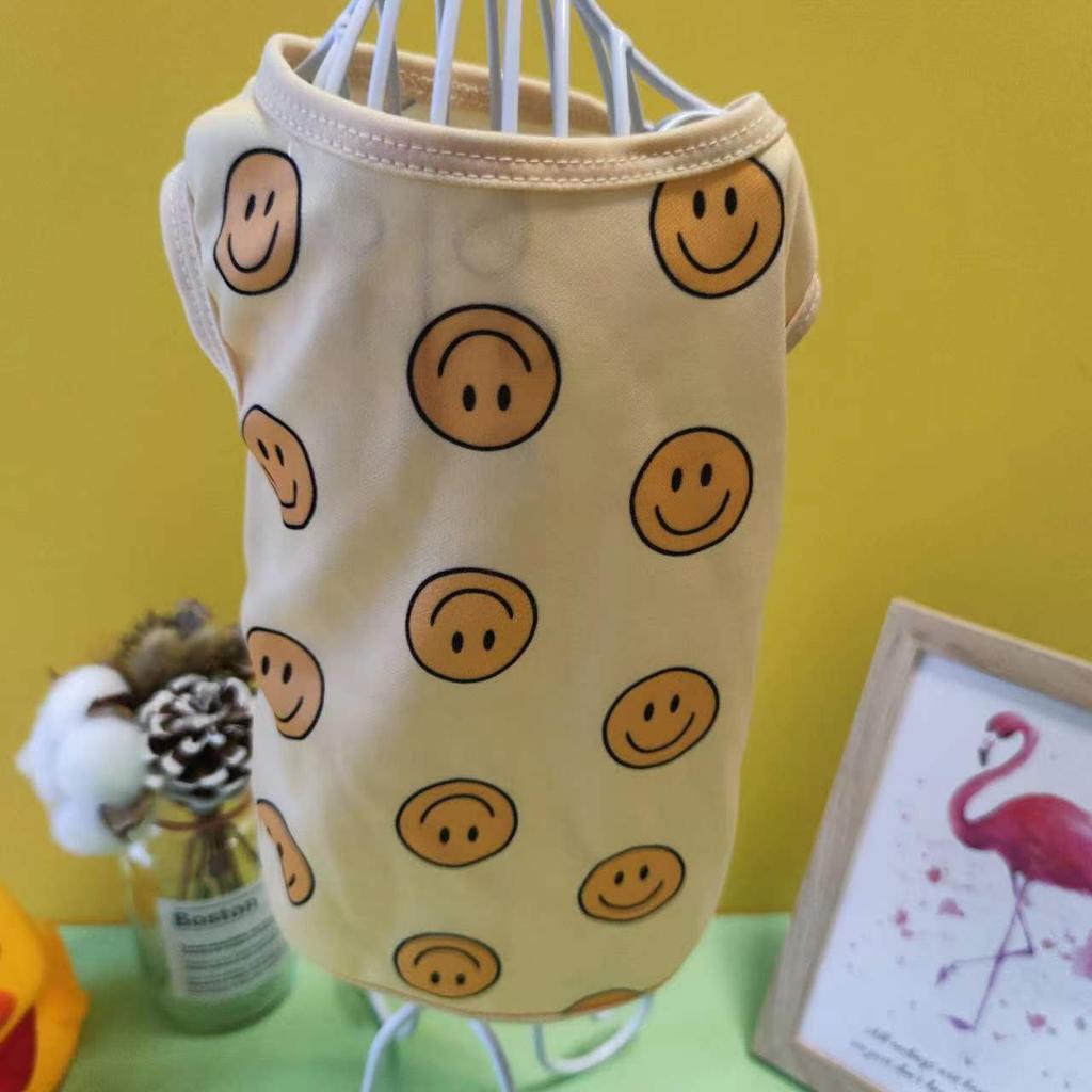 Spring and Summer Dog Clothes Cat Teddy Poodle Chihuahua Bizarre Bear Small Medium Dog Clothes Yellow Duckling Vest