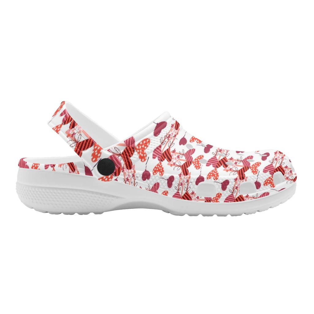 Cute Printed EVA Clogs Unisex Easy Clean Lightweight Slip On Casual Footwear Soft Sole Summer Sandals Daily Leisure Wear