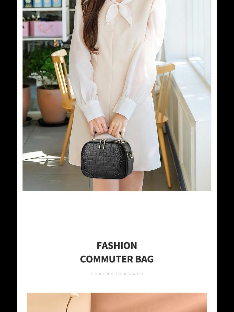 2024 Sommer Plaid Fashion Handtasche: Stilvolle quadratische Schulter- und Umhängetasche für Damen.