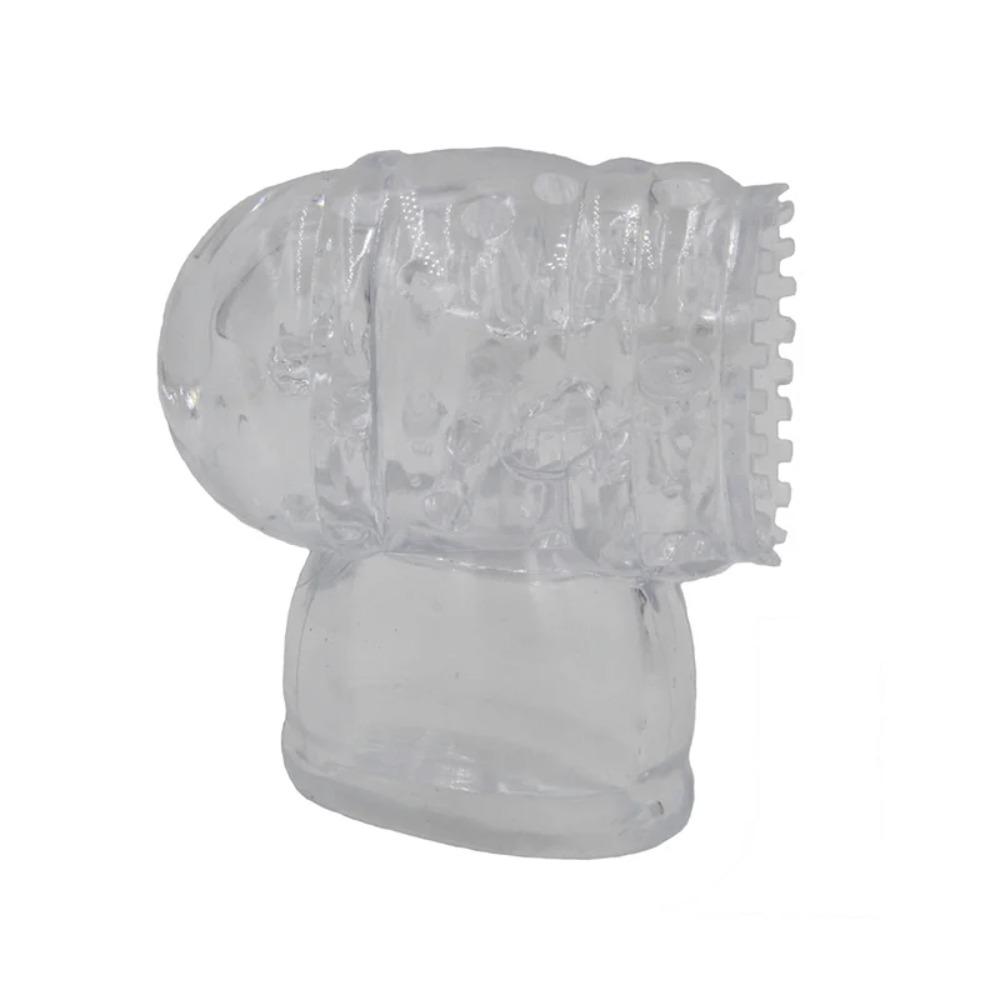 Hot Sale AV Stick Vibrator Wand Attachments Headgear Head Cover Cap G-Spot Stimulator Sex Toys for Men Penis Dick Cock Massager