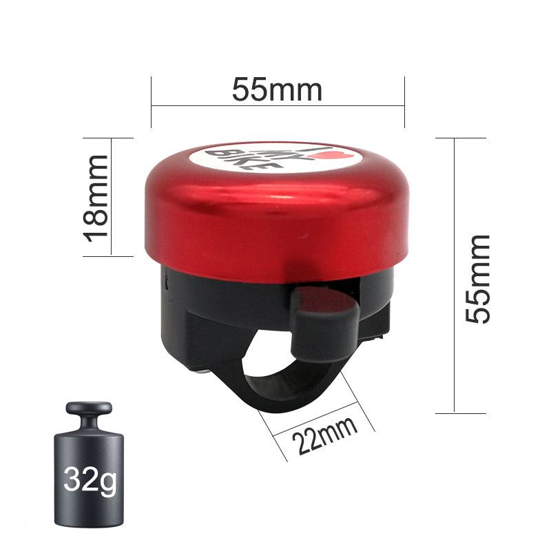 Heart-Shaped Bicycle Bell with Crisp Sound - BL-05