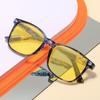 Classic Square Full Frame Driving Night Vision Glasses Women And Men Anti-Blue Light Computer Eyewear Printing Sunglasses