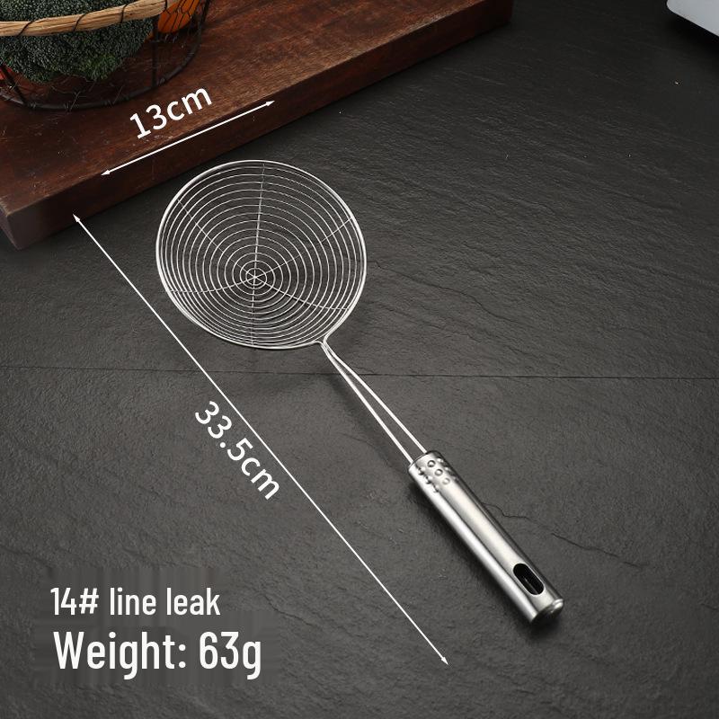 Stainless Steel Fine Mesh Skimmer Colander & Noodle Strainer Spoon