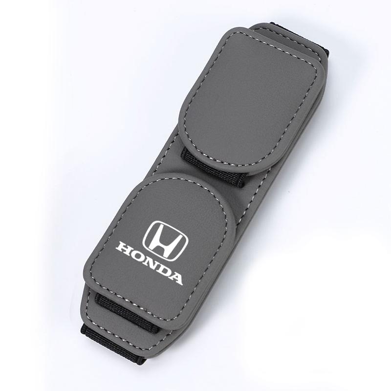 Car Glasses Clip Multifunction Leather Card Ticket Holder For Honda Civic Fit Jazz Accord Pilot CRV Odyssey Passport City Vezel SM1