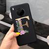 For Huawei Y9a 2020 Case 6.63'' Cute 26 Letters Cover Case For Huawei Y9a Y 9a Soft TPU Fundas HuaweiY9a Shockproof Phone Bumper