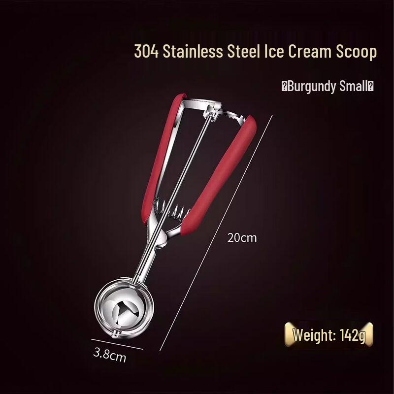 Stainless Steel Ice Cream Scoop Set