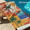 Retro Hawaiian atmosphere Beach Towel Quick Drying Travel Towel Unisex Soft Comfortable Quick Dry Portable for Men Women Beach