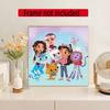 Cartoon Cute Gabbys Style 5D Diamond Painting Round Diamond Rhinestones Mosaic Diamond Embroidery Wall Paintings Rhinestones Gift Frameless