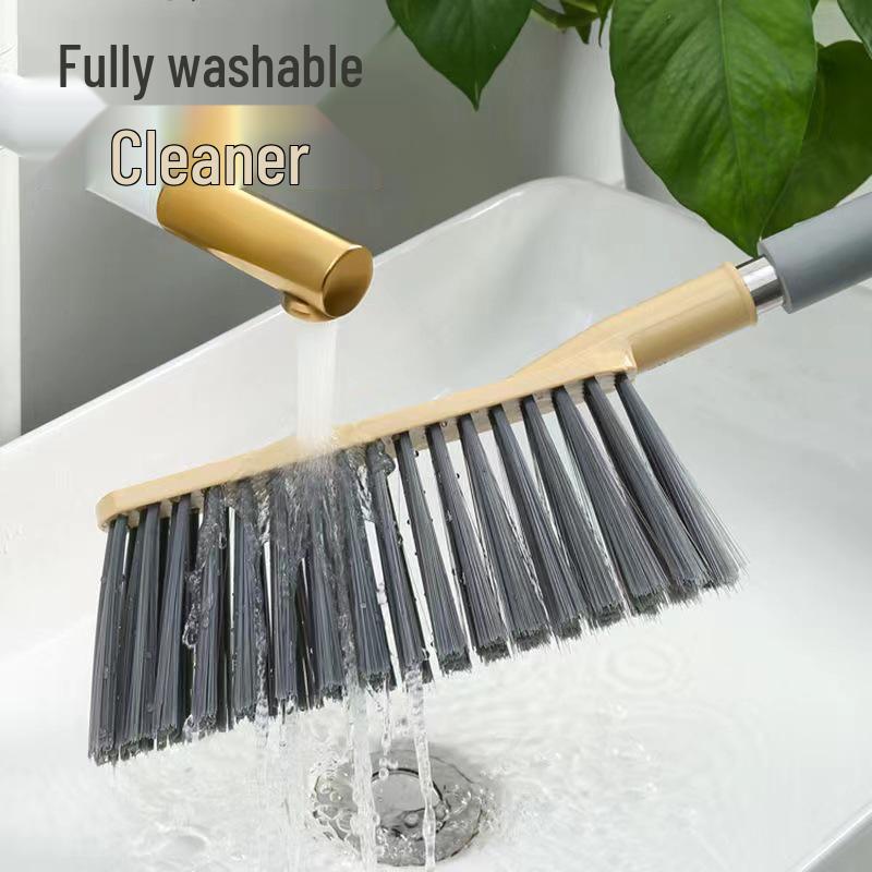 Soft Bristle Bed and Sofa Dust Brush - Long Handle Cleaner for Carpets