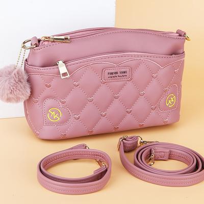 Nová zimní crossbody dámská malá taška pro maminku přes rameno módní diamantový korejský styl všestranná podpažní taška